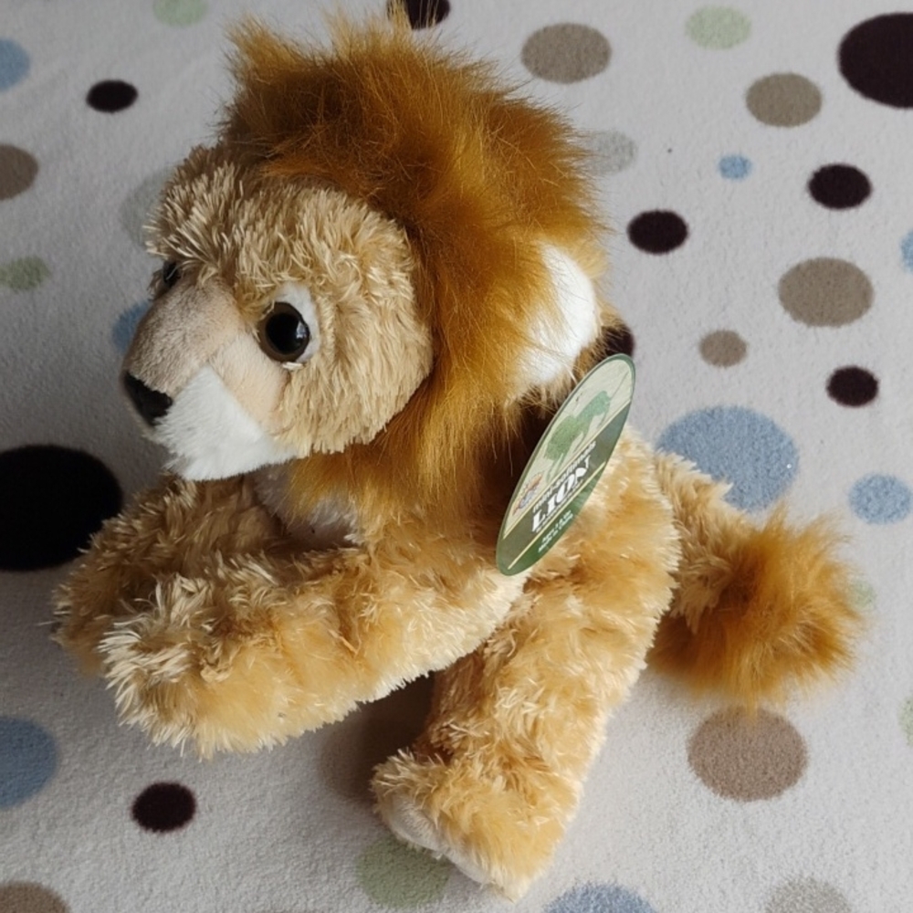 🆕 Mini-Softimals Plush Lion Toy